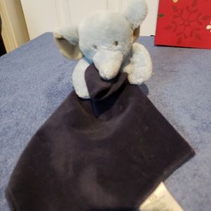 Carter's Blue Elephant Rattle Security Blanket